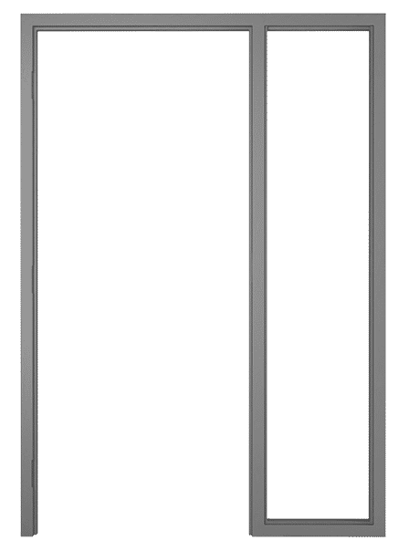 Hollow Metal Door Frame - 1 Side-Lite