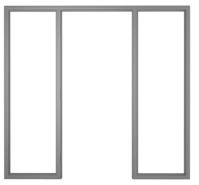 Hollow Metal Door Frame - 2 Side-Lites