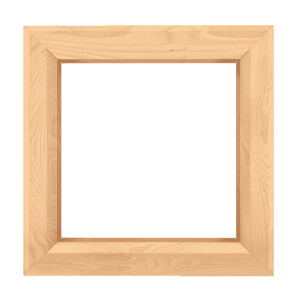 Slim Vision Lite - Wood Over Metal Window Frame for Doors