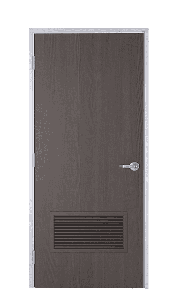 Solid Core Wood Door - Louver Bottom