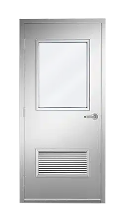 Stainless Door w/ Louver & Glass