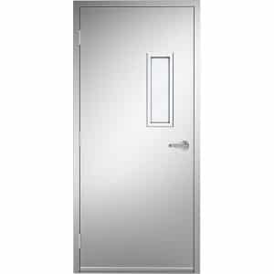 18ga 304 Stainless Steel Door No 4 Finish 7 x 22 Vision Lite Product Image