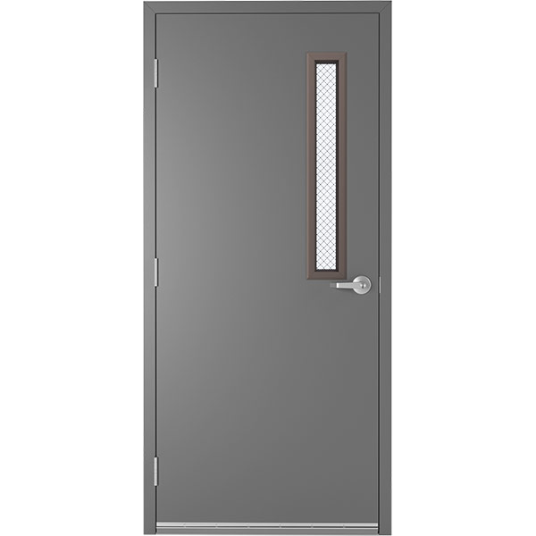 18ga Galvannealed Steel Commercial Door with Polystyrene Core 5 x 35