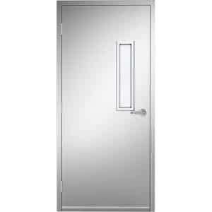 304 Stainless Steel Door No 4 Finish 6 x 27 Fire Rated Vision Lite Product Image