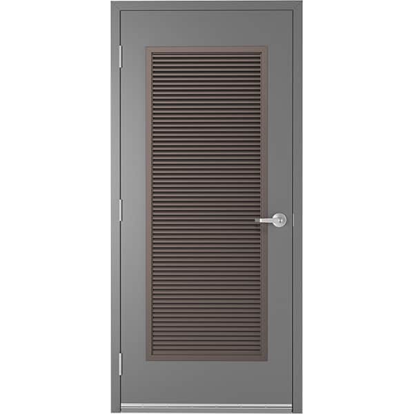 Commercial Steel Door with Full Louver