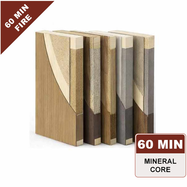 Custom Wood Veneer Commercial Wood Door 60min