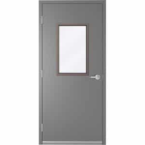 Half Lite Wide Stile Industrial Door