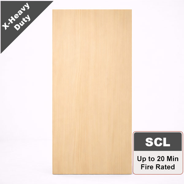 Rift Cut White Oak Commercial Wood Door with Structural Composite Lumber Core, Stain Grade