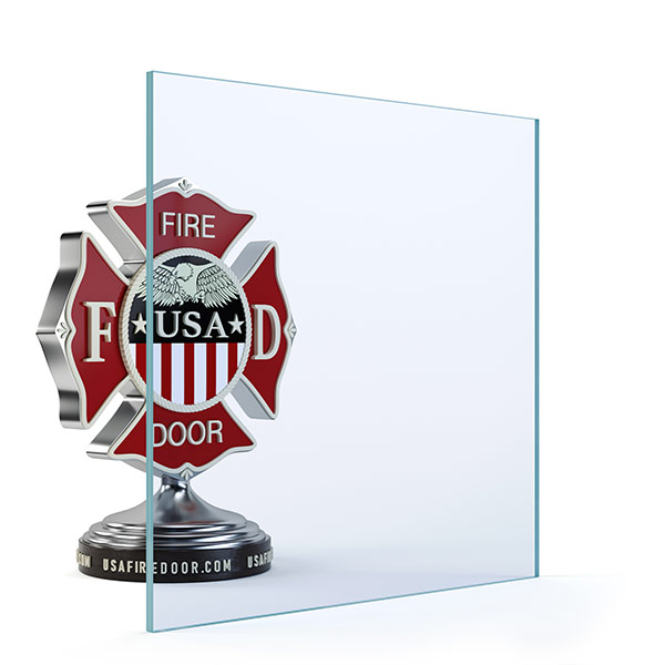 Clear Laminated Glass - USA Fire Door